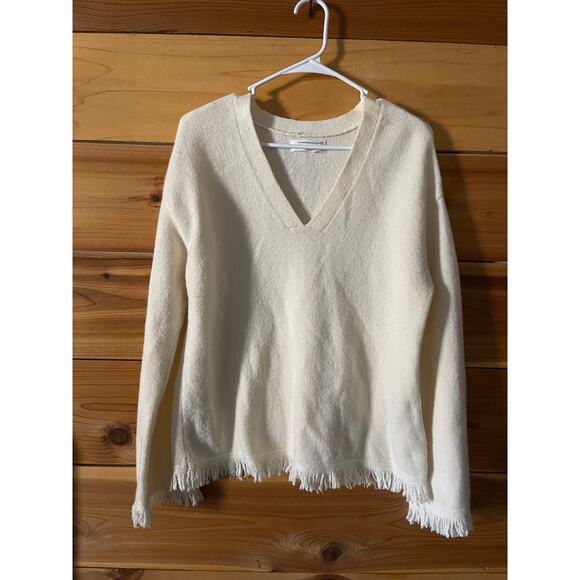 Anthropology womens large cream sweater - Picture 1 of 3